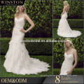 supply all kinds of spaghetti strap sweetheart mermaid wedding dress